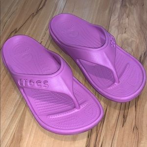 Pink Crocs size 8